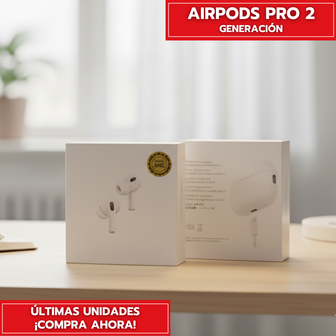 AirPods Pro 2: Mismo Diseño, Más Bateria & Potencia Mejorada