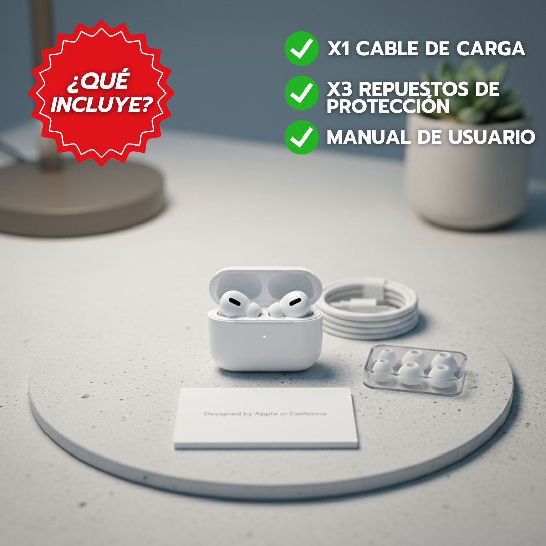 AirPods Pro 2: Mismo Diseño, Más Bateria & Potencia Mejorada